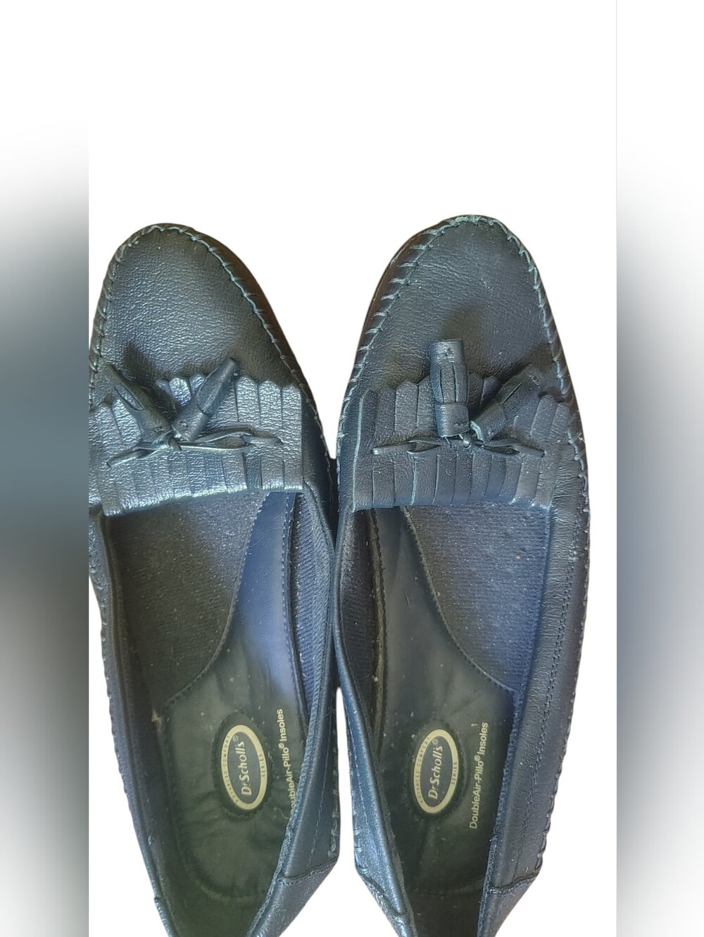 Dr. Scholl's Blue  Tassel Fringe Slip-On Loafers 8